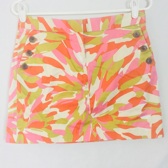 J. Crew Dresses & Skirts - J. Crew Womens Size 4 Mini Skirt Splash Print